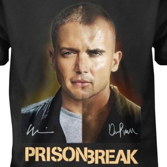 Prison Break Signature T-Shirt TV Show Graphic Fan Gift Unisex Cotton Shirt 79 - Picture 2 of 6